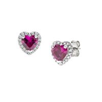 Boucles d'oreilles Amen Femme Dolce cuore in Argent Zircone ETICUBRZ